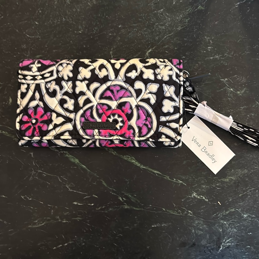 Quilted wristlet by Vera Bradley